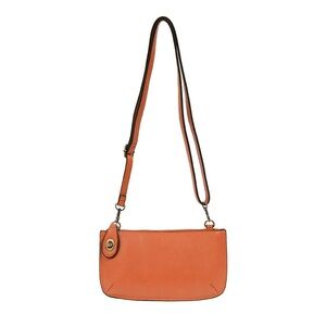 Joy Susan Orange Leather Purse